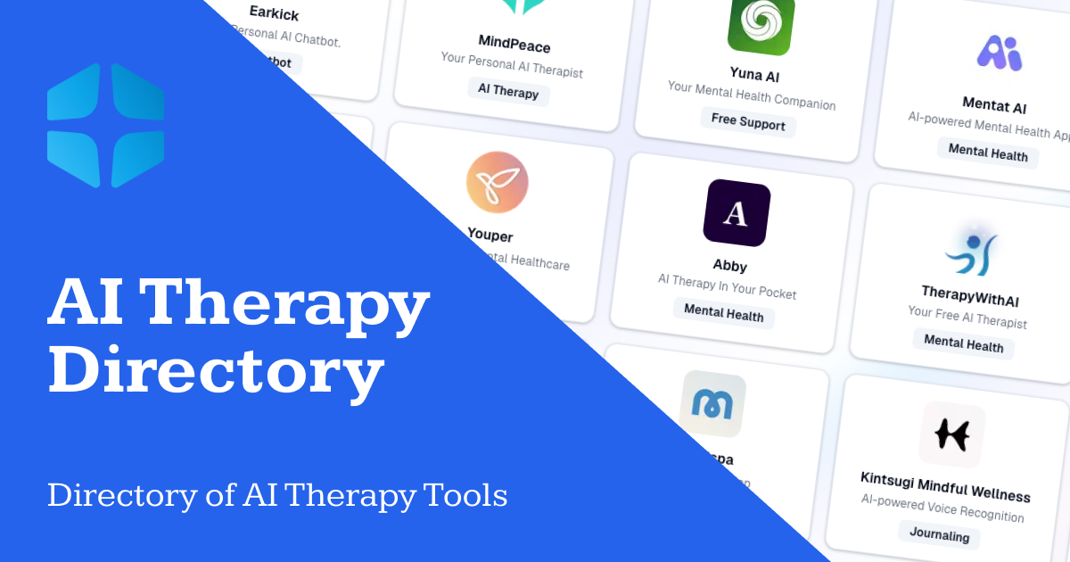 Best AI Therapy - Directory of AI Therapists logo